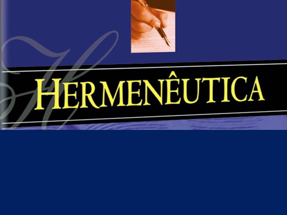 Banner - Hermenêutica Bíblica - 2º Ano