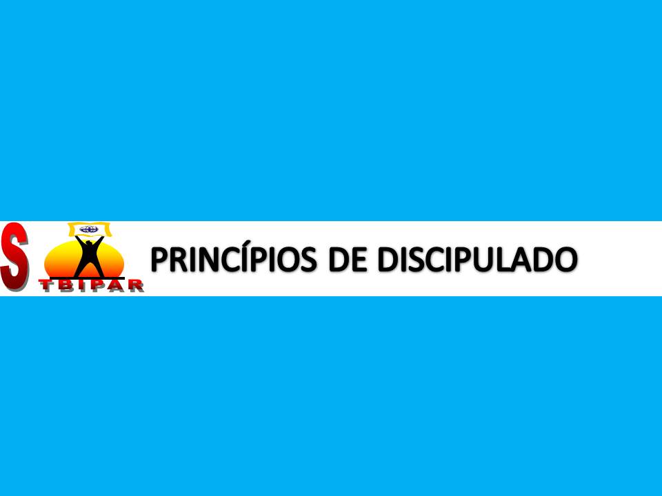 Banner - Princípios de Discipulado - 1º Ano