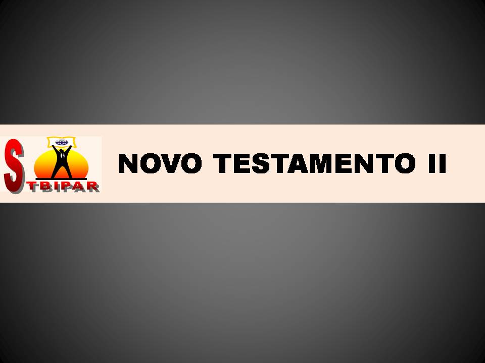 Banner - Novo Testamento II - 2º Ano
